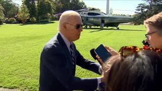WATCH: Biden Grabs Reporter After Tough Question