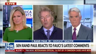 Dr. Rand Paul Discusses Omicron Variant on America Reports - December 1, 2021