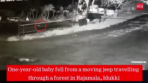 One year old baby falls of speeding jeep,survives