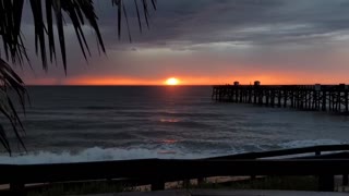 Sunrise Video: Good Morning from Flagler Beach, Fl.