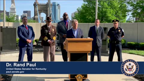 Dr. Paul Visits Covington, Ky, for Police Officer Memorial Week - May 13, 2022