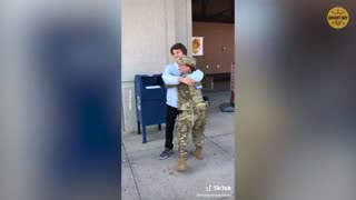 Homecoming soldiers surprised loved ones