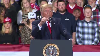 Trump rails against impeachment at Mich rally