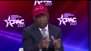 Leo Terrell at CPAC 2021