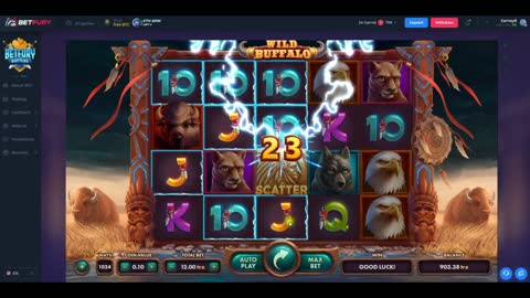 Short Demo Of Wild Buffalo Slots Machine