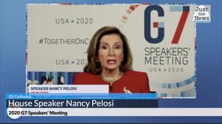Speaker Pelosi speaks about climate change at the 2020 G7 Speakers’ Meeting