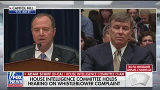 Schiff speaks at whistleblower hearing