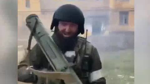 Ramzan Kadyrov bawi się w rozpierdalanie ukraińskich nazioli z azow