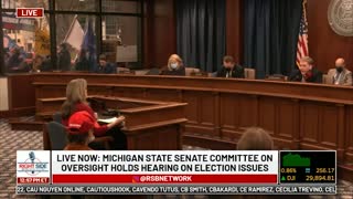 Witness #16 testifies at Michigan House Oversight Committee hearing on 2020 Election. Dec. 2, 2020.