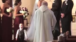 kids make wedding funny
