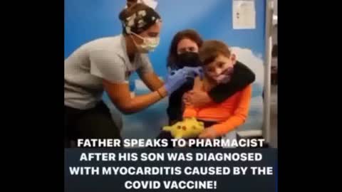 Father Destroys Pharmacist after Covid Jab gives son Myocarditis