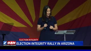 CHRISTINA BOBB Speaks At Arizona Candidate KARI LAKE On Rally