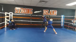 Joey boxing Tino 1/18/22