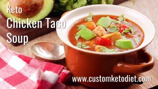 Keto Chicken Taco Soup