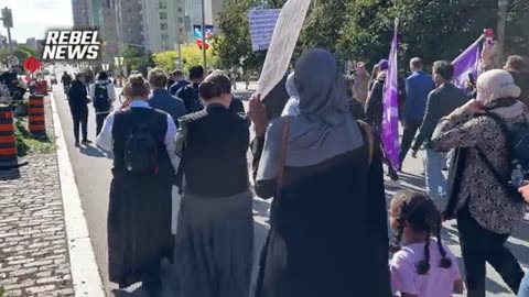 Muslims & Christians marching together in Ottawa