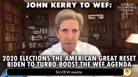 "2020 elections are the American Great Reset" - John Kerry