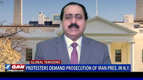 Protesters Demand Prosecution Of Iran Pres. In N.Y.