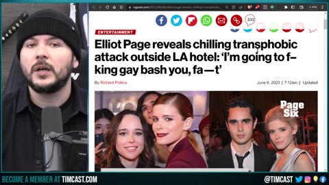 JUSSIE SMOLLETT 2.0, Elliot Page Tells INSANE Story About Attack In LA Coinciding With Book Release