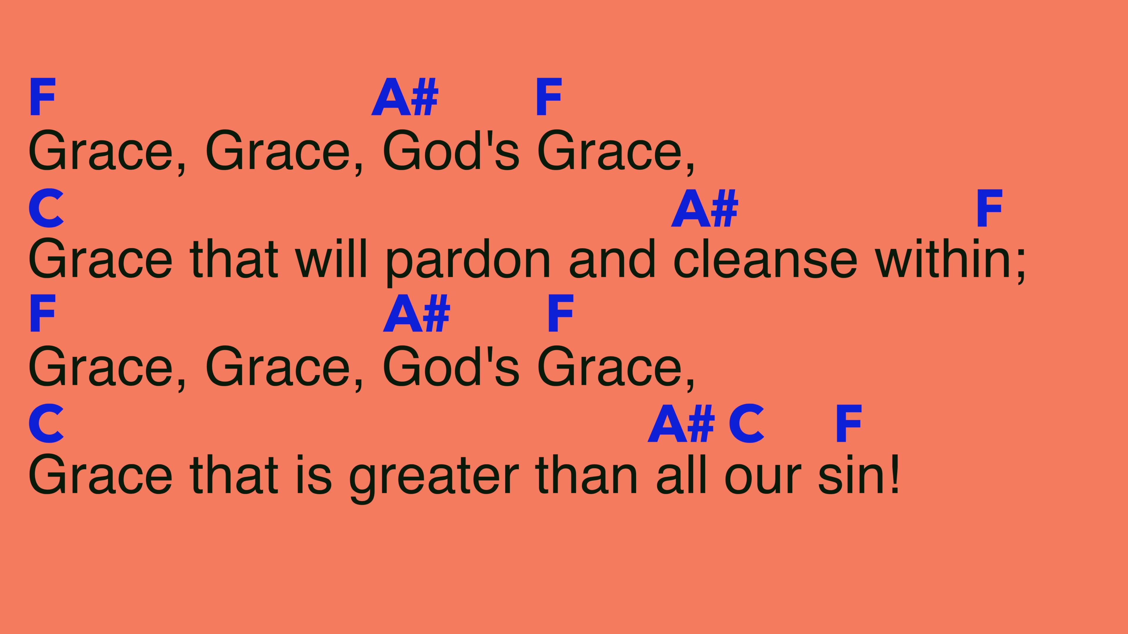 Grace Grace Gods Grace -Hymn