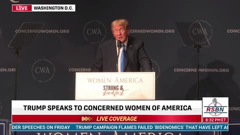 FULL SPEECH: President Donald J. Trump Speaks to Concerned Women of America - 9/15/23