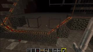 Minecraft: Spawn suppression on minecart tracks in the nether.