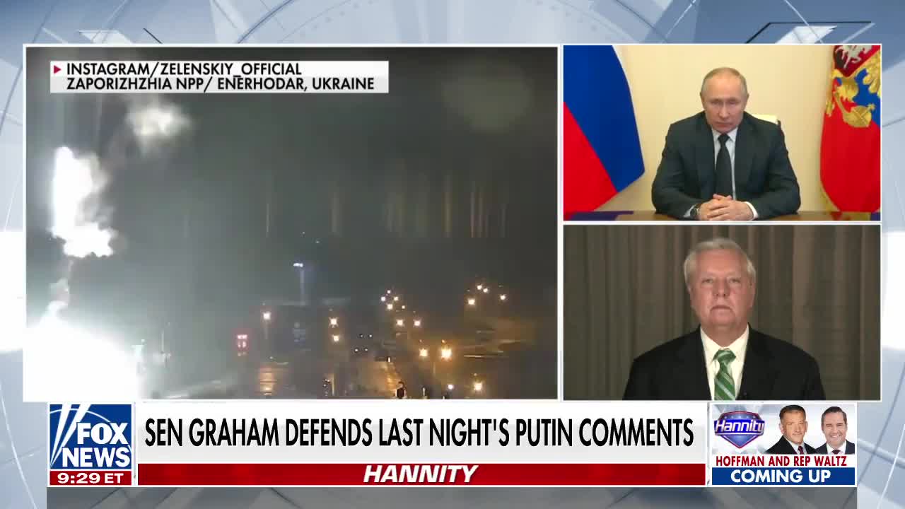 Sen Lindsey Graham Says He Will Introduce A Resolution Declaring Putin A War Criminal 