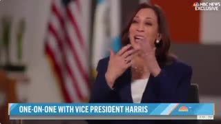Kamala Laughs When Confronted On Border Crisis