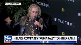 Hillary Clinton Claims Trump Rallies Are Like Hitler Rallies: 'Ranting And Raving'