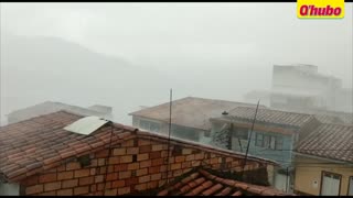 Video: Granizada cayó este miércoles en San Gil