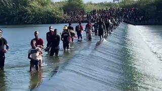 SHOCKING Footage Captures Illegal Immigrants Marching to Our Southern Border