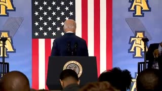 Watch: Biden Gives Phantom Handshake on Stage After Speech