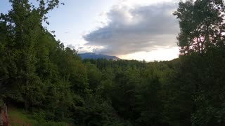 Time Lapse Sunset in the Smoky Mountains