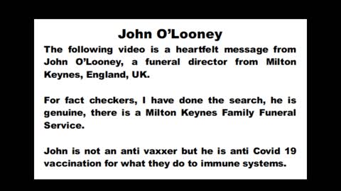Increasing Number Of Deaths - John O'Looney
