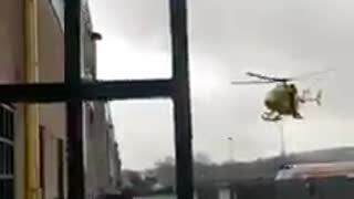 Helicopter would have fallen off