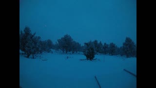 Winter storm time-lapse