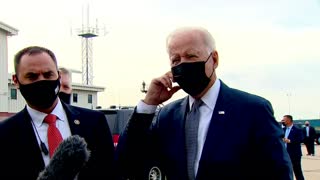 Biden actually takes questions from reporters