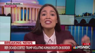 Alexandria Ocasio-cortez Slams Ice After Trump Speech