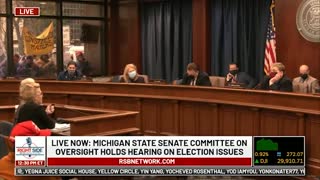Witness #14 testifies at Michigan House Oversight Committee hearing on 2020 Election. Dec. 2, 2020.