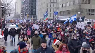 Marche CANADA Montréal 20 Décembre 2020