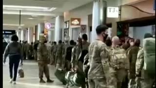 Atlanta Georgia National Guard at Airport