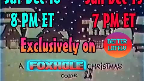 This Weekend! A Charlie Brown Christmas Re-Done by Patriots