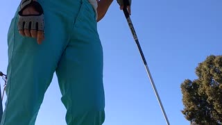 Perfect Golf Swing at the Range