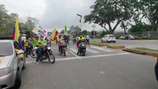 Marcha de docentes en Cartagena por el paro