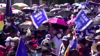 Bolivia's Morales rallies thousands