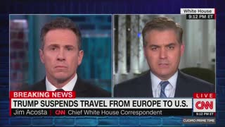 Jim Acosta cries about Trump's xenophobia