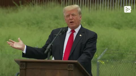 Trump visits the Mexican border to praise his own work during his presidency