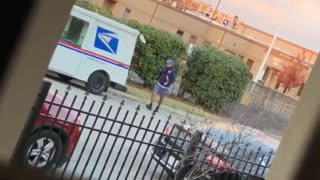 Delivery Driver Showcasing Dance Moves