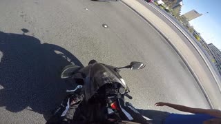 Rider Takes a Rough Spill