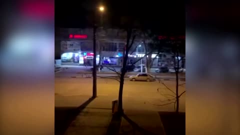 Explosion heard in eyewitness video from n. Crimea