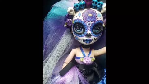 Purple Catrina in our etsy shop now!